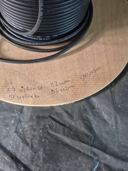 Соларен кабел 1х6 черен и червен цвят