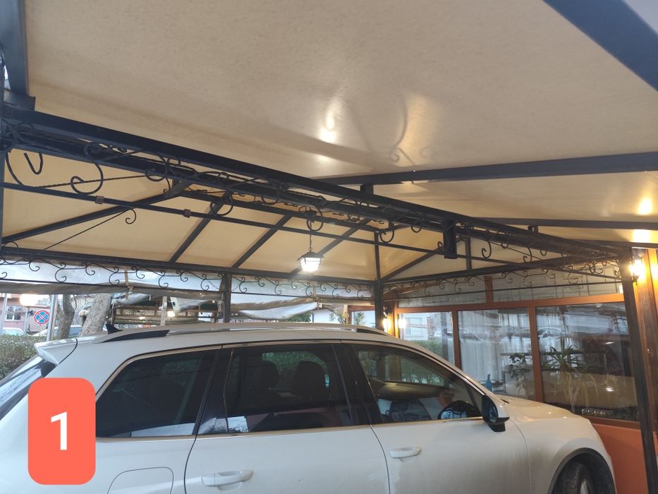 Метални шатри с винил