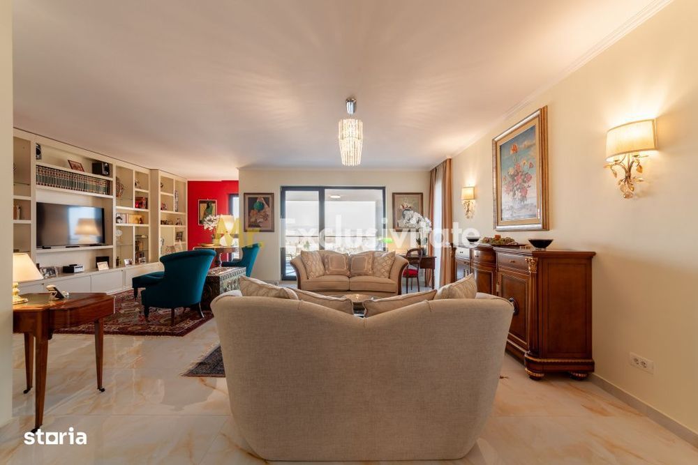 Apartament ultracentral - 3 camere, 167 mp, 2 terase, 2 locuri de parc