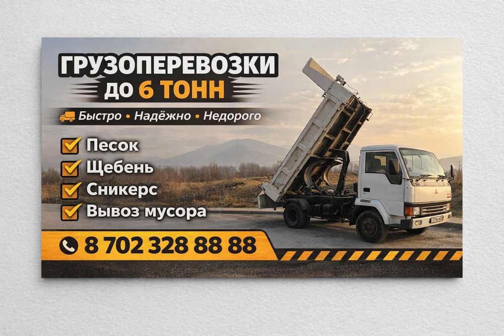 Вывоз мусора Доставка до 6 тонн