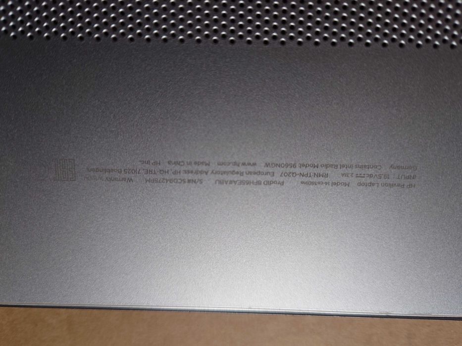 Laptop HP Pavilion defect