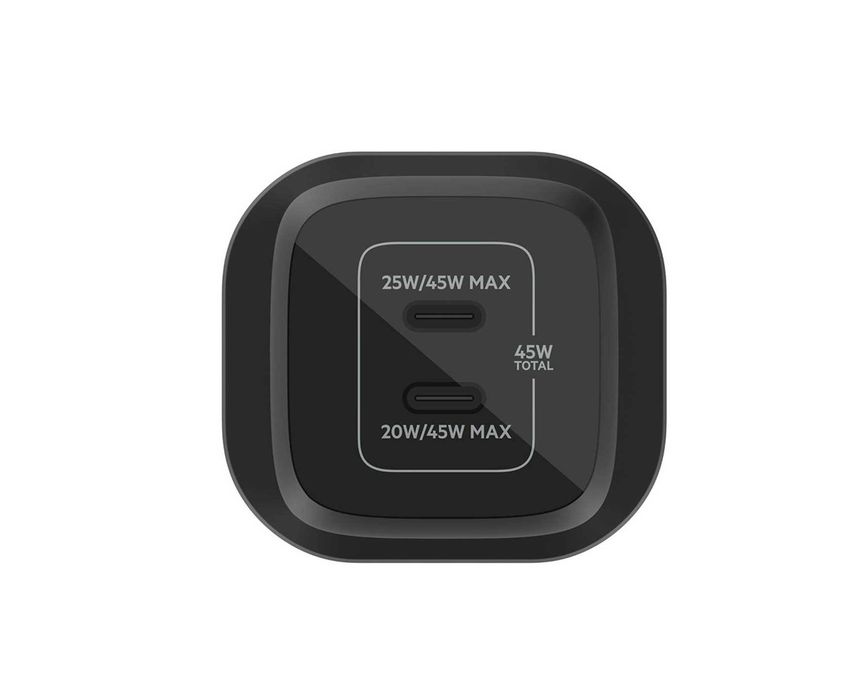 ( Сетевое ЗУ BELKIN 45W Dual USB-C GaN Charger Black