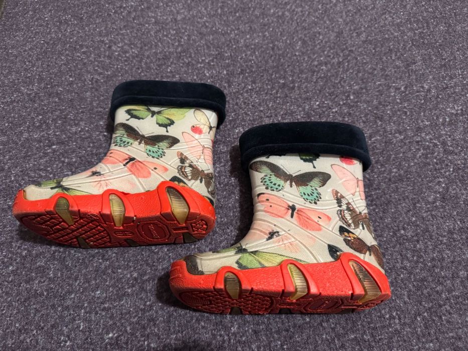 Гумени, топли ботушки  номер 23/24