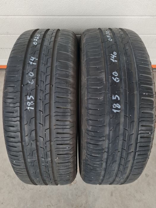 Летни гуми 2 броя CONTINENTAL EcoContact6 185 60 R14 дот 0720