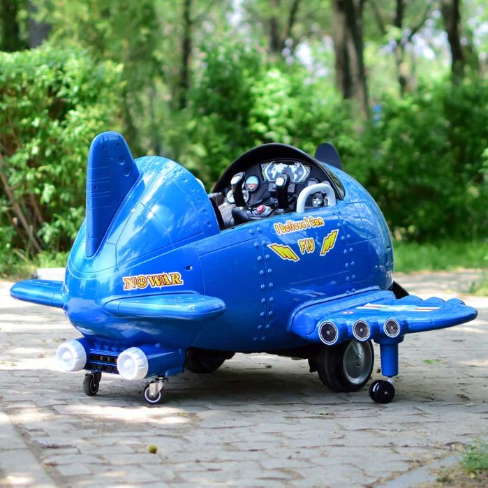 Avion electric pentru copii Eyas plane BJ20201 60W 12V, telecomanda