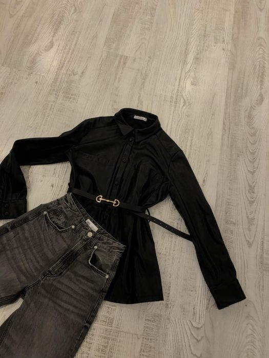 Camasa jeacheta simil piele