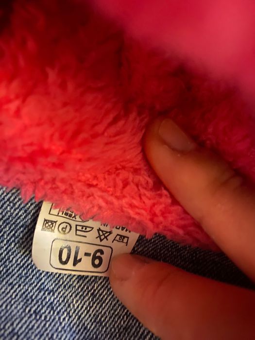 Зимно дънково яке Барби за момиче 9-10г