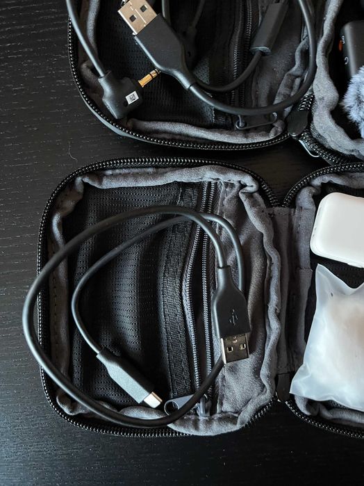 DJI Mic 2 Wireless Lavalier 2 Transmițătoare (Alb + Negru) + Receiver