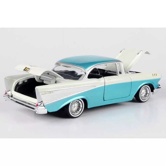 Метална количка кола Шевролет 1:24 Chevrolet 1957 Chevy Bel Air