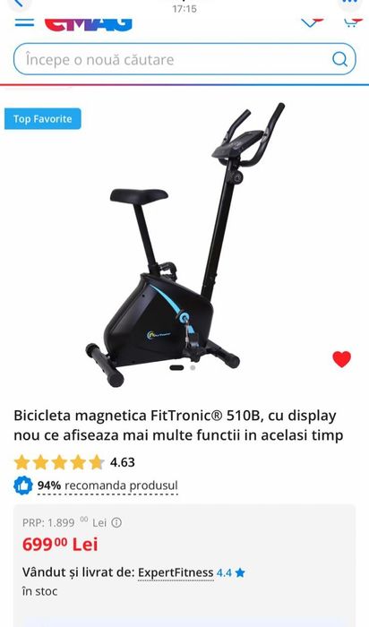Bicicletă  fitness
