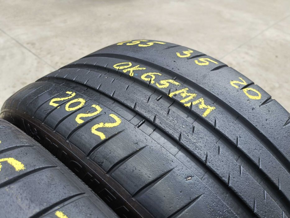 Doua anvelope vara 255 35 20 michelin pilot sport super cup 2 dot 2022
