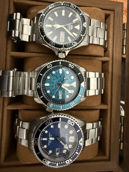 Colectie de ceasuri:Citizen, Orient, Seiko