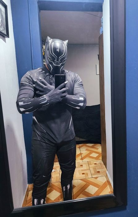 Costume Cosplay Black Panther pentru Halloween, evenimente, petreceri