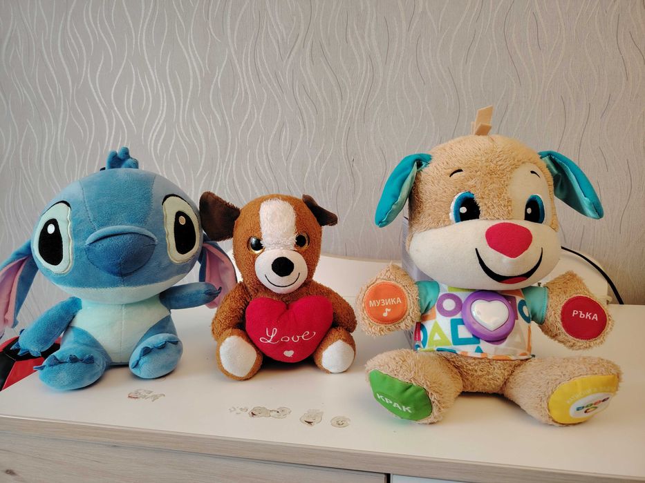 Плюшени играчки,почти като нови,цена за всяка-10 евро.