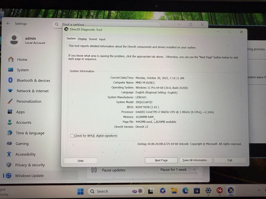 Lenovo ThinkPad TouchScreen 360° Yoga Gen 4 – 14” -i7 Procesor