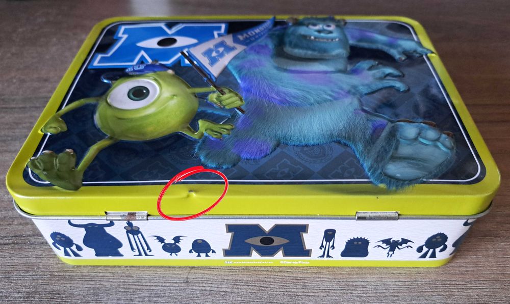 Monsters Inc University Lunch Box Metal (Disney Pixar)