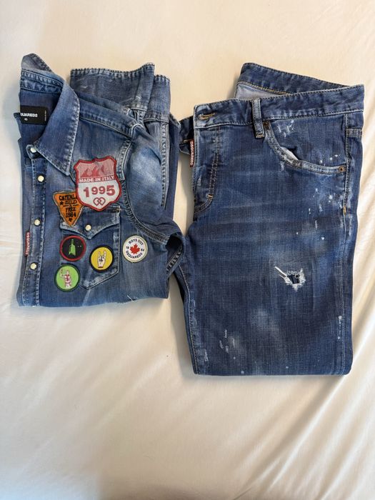 Dsquared, used shirt and jeans