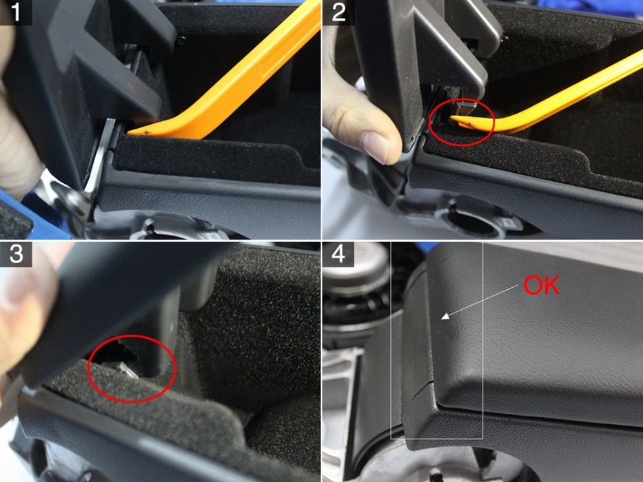 Капак подлакътник за Vw Golf Polo Bora Jetta Passat Skoda Seat и др.