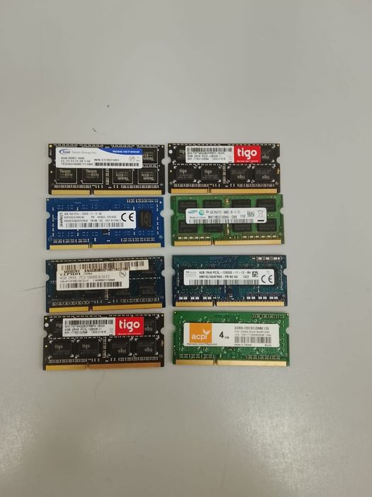 Озу 4гб-ddr4, 4гб-ddr3 для ноутбука
