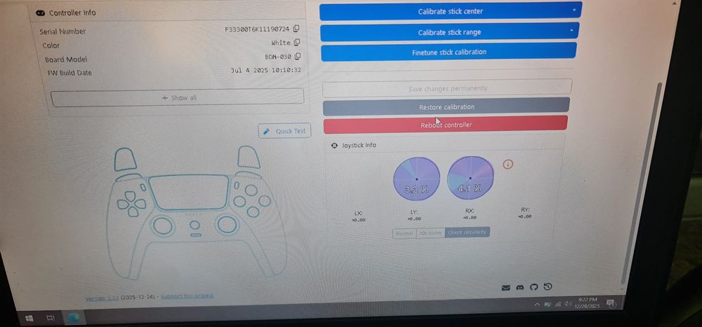 Reparație Stick Drift Controller DualSense PS5 UPGRADE