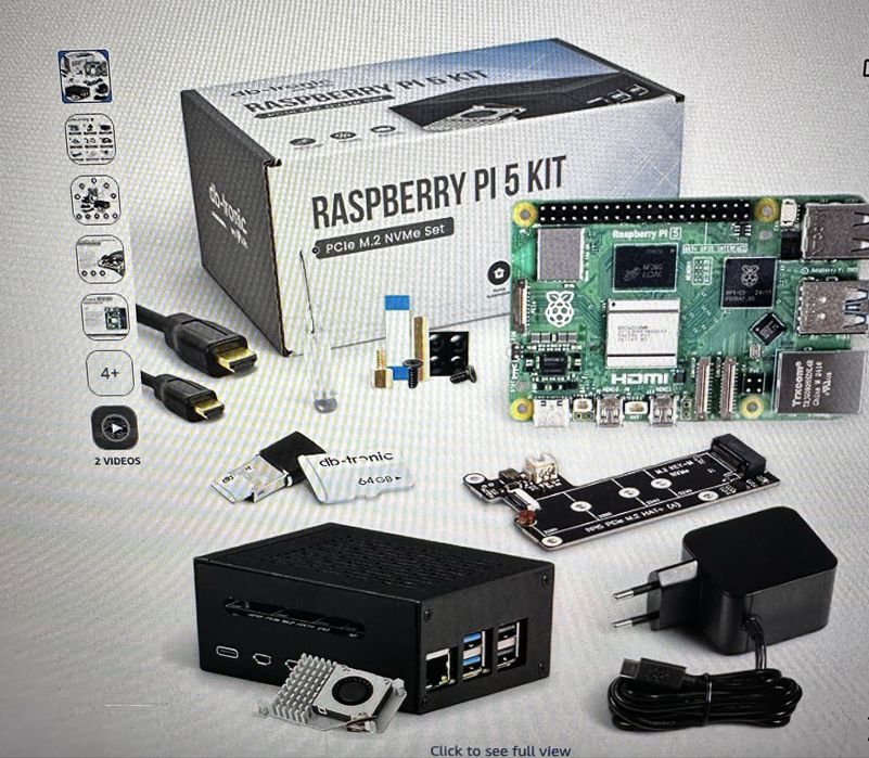 Raspberry PI 5 8GB Kit Mini PC