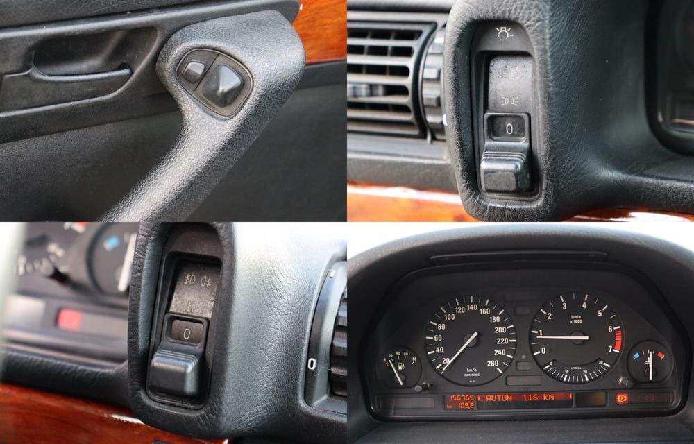 BMW seria 7 e32 735i 220cp manual 5 tr 1990 vehicul istoric Italia