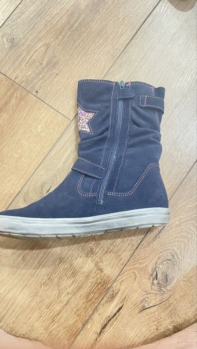 Теплые полусапожки