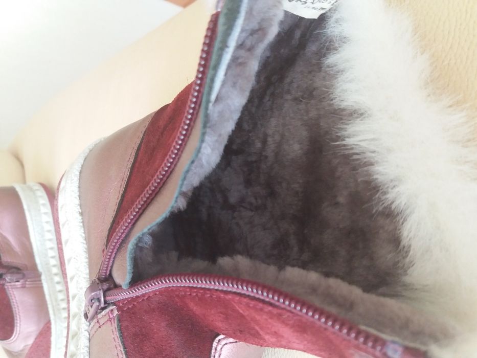 Сапожки зимние на девочку