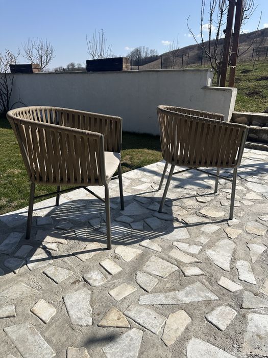 Vand 6 scaune de terasa, scaune gradina, exterior