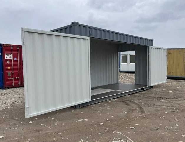 Container High Cube modificat de 20 de picioare cu ușă laterală
