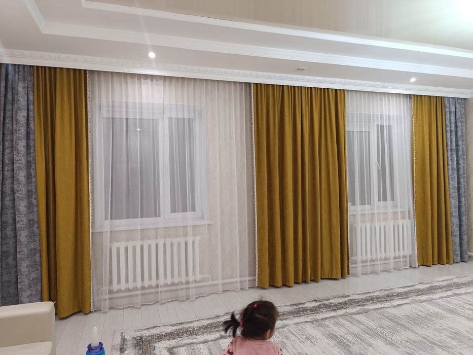 Продам шторы с тюлью