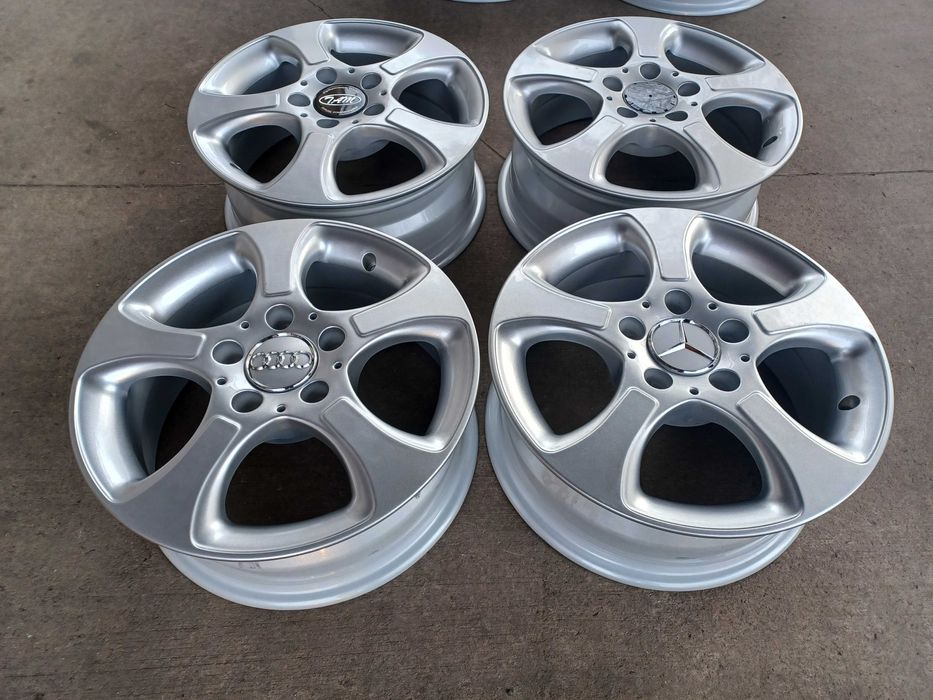 4 бр. чисто нови алуминиеви джанти RC DESIGN 15'' 5x112 ф66.6  ET44 6J