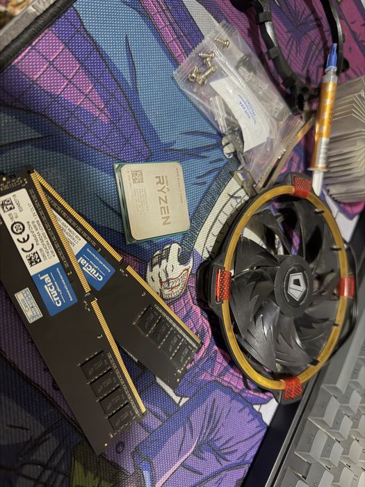 AMD Ryzen 3 2200G + 8GB DDR4 + Кулер + Термопаста | Готовый комплект