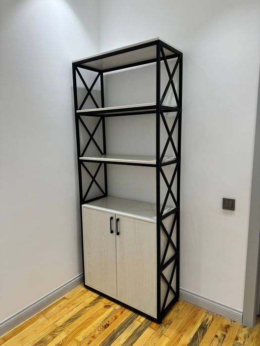 Лофт мебель стеллаж шкаф полки этажерка офисный и декаративный