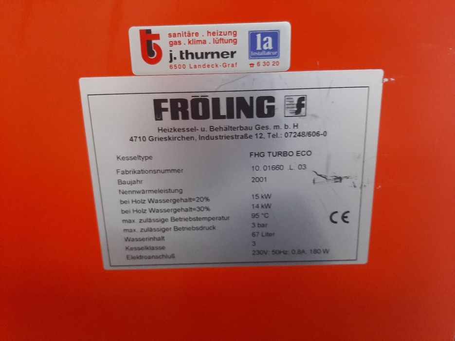 Centrală froling pe lemne și pereți