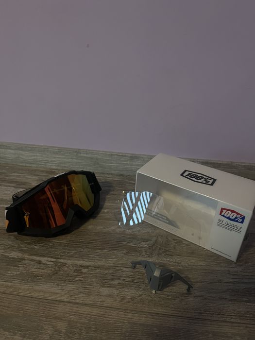 Каска o’neal + очила на 100%