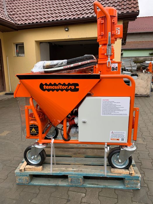 masina de tencuit , pompa de tencuit , tencuiala mecanizata , RATE !