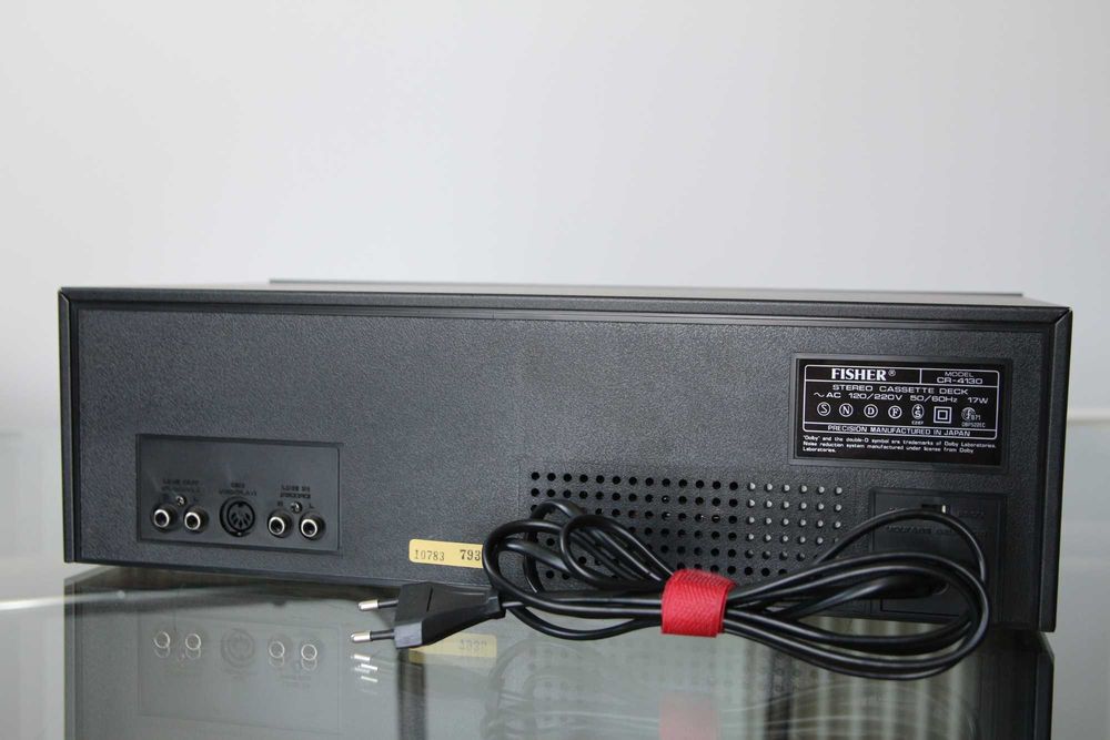 Fisher CR-4130 casetofon deck cu capete Sendust fabricat in martie 1979 Japonia complet revizuit.