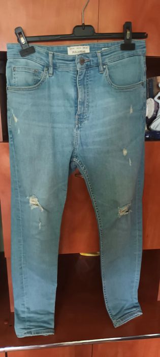 Blugi albastri pull&bear