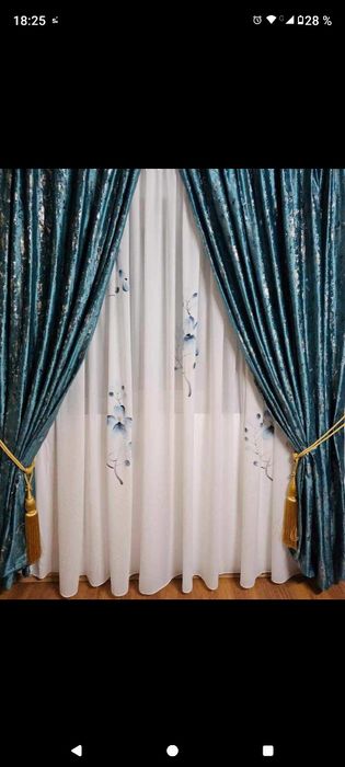 Seturi perdele cu draperii