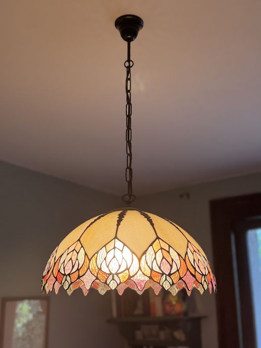 Neukro meden Тифани стил лампион