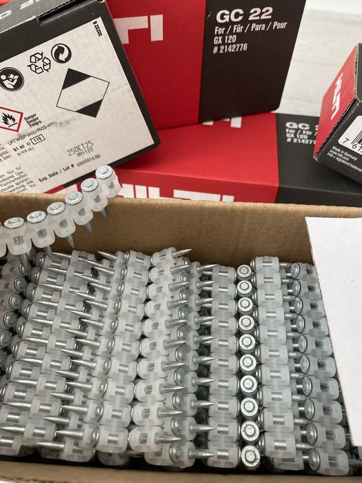 1000 cuie pistol hilti gx3 sau gx120