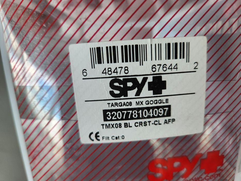 Нови Очила SPY TARGA 2 Мото Крос АТВ СИНИ с безцветна ANTI-FOG плака