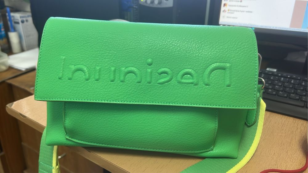 Оригинална дамска чанта-естествена кожа