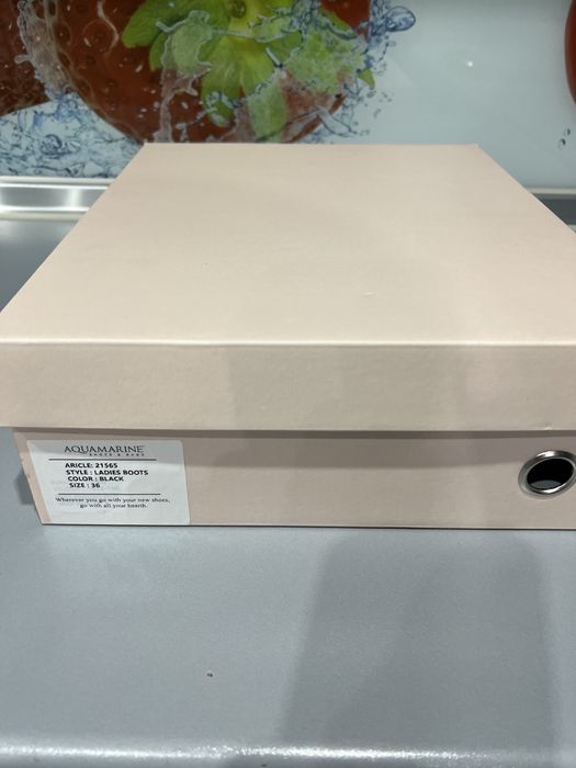 Кожени чизми Aquamarine