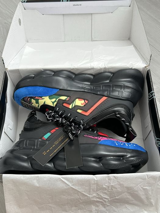 Versace Chain Reaction Mov/ Negru 43