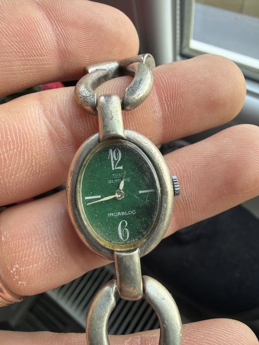 Ceas de damă argint Glycine Swiss