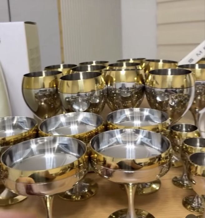 Под цептер фужер креманкалар сатылады