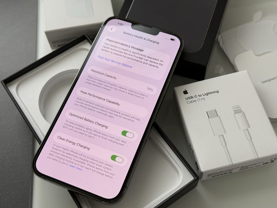 iPhone 13 PRO MAX Graphite Impecabil/Neverlocked|FullBox|128GB