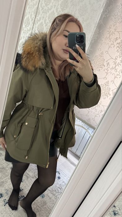 Парка, из меха кролика - 15 000 тг